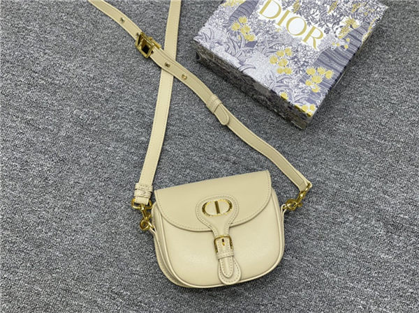 SMALL Dior BOBBY BAG Beige Box Calfskin mid