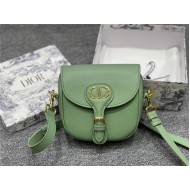 SMALL Dior BOBBY BAG Green Box Calfskin mid