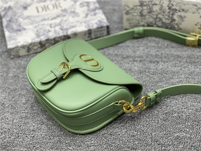 SMALL Dior BOBBY BAG Green Box Calfskin mid