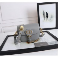 SMALL Dior BOBBY BAG Grey Box Calfskin mid