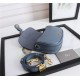 SMALL Dior BOBBY BAG Denim Blue Box Calfskin mid