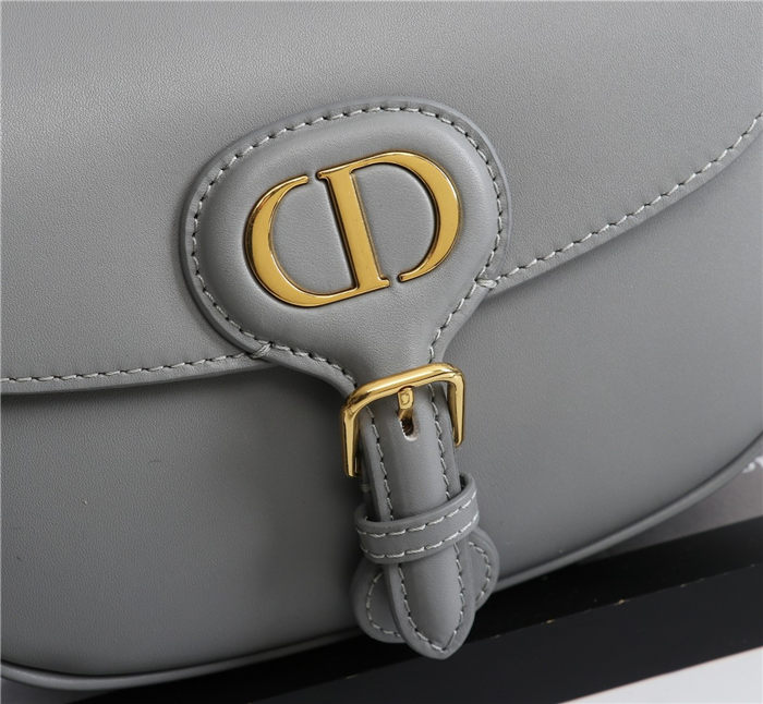 MEDIUM Dior BOBBY BAG Grey Box Calfskin mid