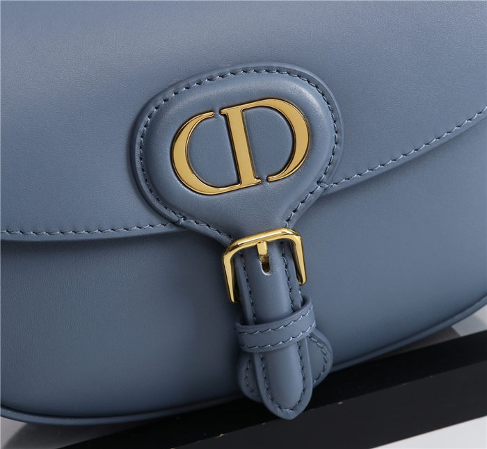 MEDIUM Dior BOBBY BAG Denim Blue Box Calfskin mid