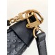 Louis Vuitton LOOP Baguette Handbag Calfskin M22591 Black High