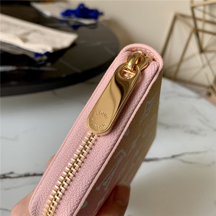 Louis Vuitton ZIPPY WALLET Gradient Monogram Light Pink High