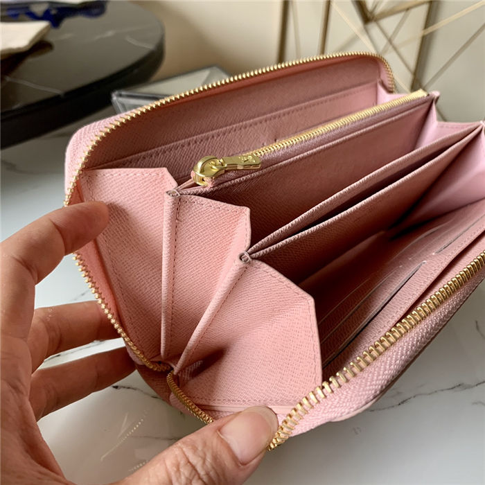 Louis Vuitton ZIPPY WALLET Gradient Monogram Light Pink High