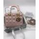 SMALL LADY Dior MY ABCDior BAG Cannage Lambskin Pink Mid