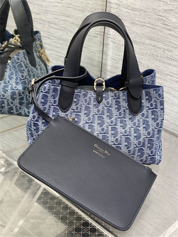 DIOR TOUJOURS BAG SMALL Denim Blue High