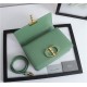 30 MONTAIGNE BAG Enamel Buckle Calfskin Green High