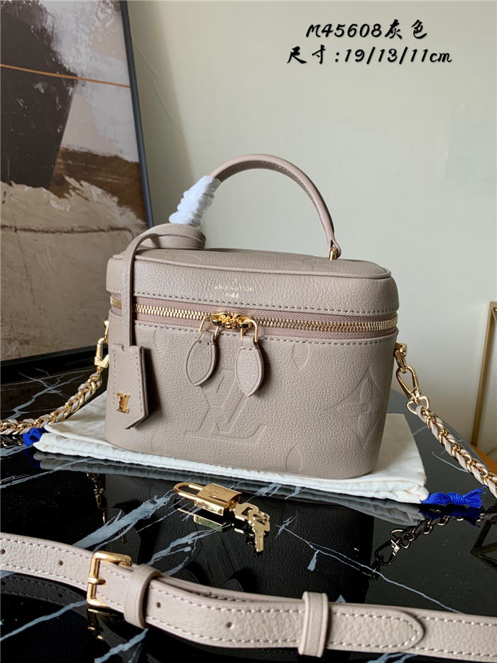 Louis Vuitton VANITY PM Tourterelle Beige High