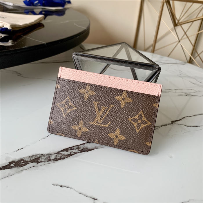 Louis Vuitton CARD HOLDER Monogram Pink High