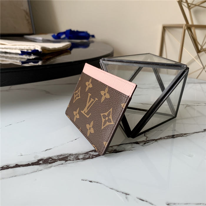 Louis Vuitton CARD HOLDER Monogram Pink High