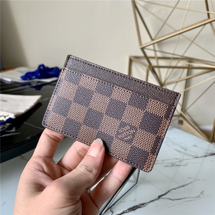 Louis Vuitton CARD HOLDER Damier Ebene High