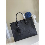 Louis Vuitton ONTHEGO MM Monogram Empreinte Black High