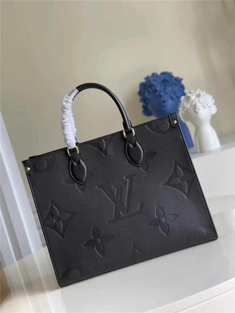 Louis Vuitton ONTHEGO MM Monogram Empreinte Black High