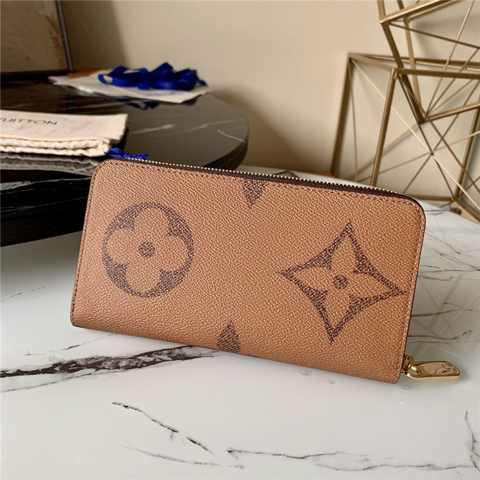 Louis Vuitton ZIPPY WALLET Giant Monogram Reverse High