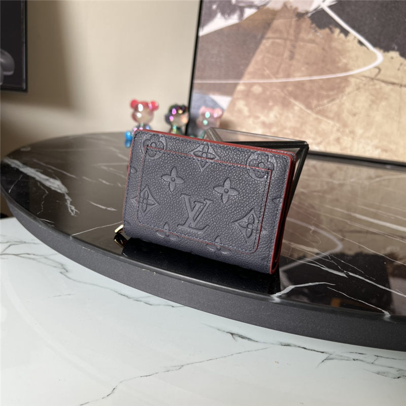 Louis Vuitton CLÉA WALLET Monogram Empreinte M80152 Navy High