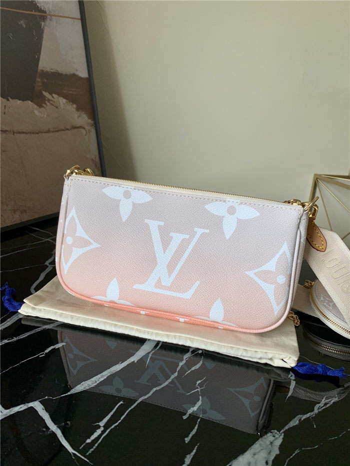 Louis Vuitton MULTI POCHETTE ACCESSOIRES Monogram Giant Mist High