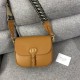 LARGE Dior BOBBY BAG Carmel Box Calfskin with Blue Dior Oblique Embroidered Strap mid