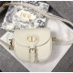 SMALL Dior BOBBY BAG Latte Box Calfskin mid