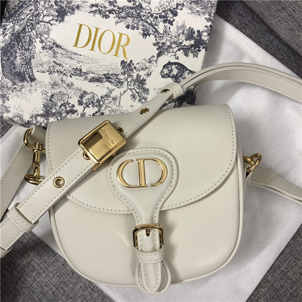 SMALL Dior BOBBY BAG Latte Box Calfskin mid