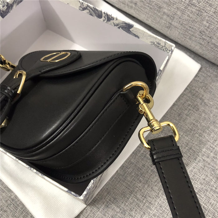 SMALL Dior BOBBY BAG Black Box Calfskin mid