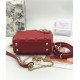 MINI LADY Dior BAG Red Cannage Lambskin Gold Hardware mid