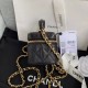 Chanel Small Vanity with Chain Grained Calfskin & Gold-Tone Metal Black High