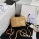 Chanel Small Vanity with Chain Grained Calfskin & Gold-Tone Metal Gold High