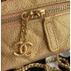 Chanel Small Vanity with Chain Grained Calfskin & Gold-Tone Metal Gold High