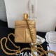 Chanel Small Vanity with Chain Grained Calfskin & Gold-Tone Metal Gold High