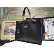 Gucci Rajah GG tote Black Mid