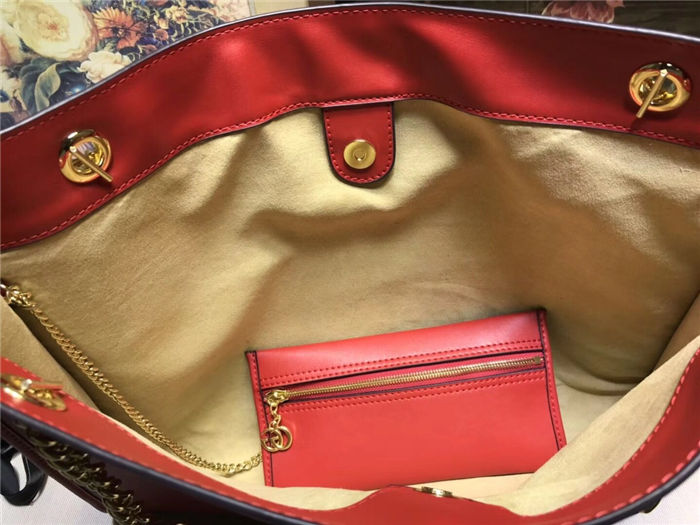 Gucci Rajah GG tote Red Mid