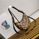 Prada Arqué Printed leather shoulder bag 1BC194 High