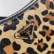 Prada Aimée Large Shoulder Bag Suede 1BC228 High