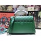 Gucci Padlock GG Supreme top handle bag Green Mid