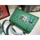 Gucci Padlock GG Supreme top handle bag Green Mid