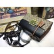 Gucci Padlock GG Supreme top handle bag GG-Black Mid