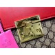 Gucci Padlock GG Supreme top handle bag GG-Red Mid