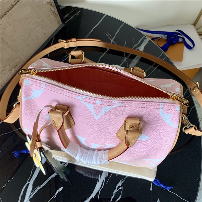 Louis Vuitton SPEEDY BANDOULIÈRE 25 Monogram Giant Pink High