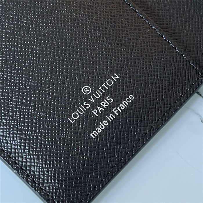 Louis Vuitton SMALL RING AGENDA COVER Epi Black High