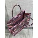 MEDIUM Dior BOOK TOTE Toile de Jouy Voyage Embroidery Pink High