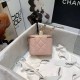 Chanel Small Vanity with Chain Grained Calfskin & Gold-Tone Metal Pink High