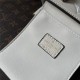 Louis Vuitton PETIT SAC PLAT Monogram Empreinte Cream / Saffron M80449 Mid