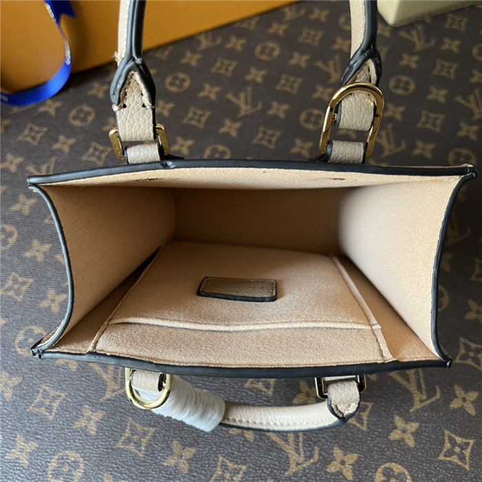 Louis Vuitton PETIT SAC PLAT Monogram Empreinte Grey M80449 Mid