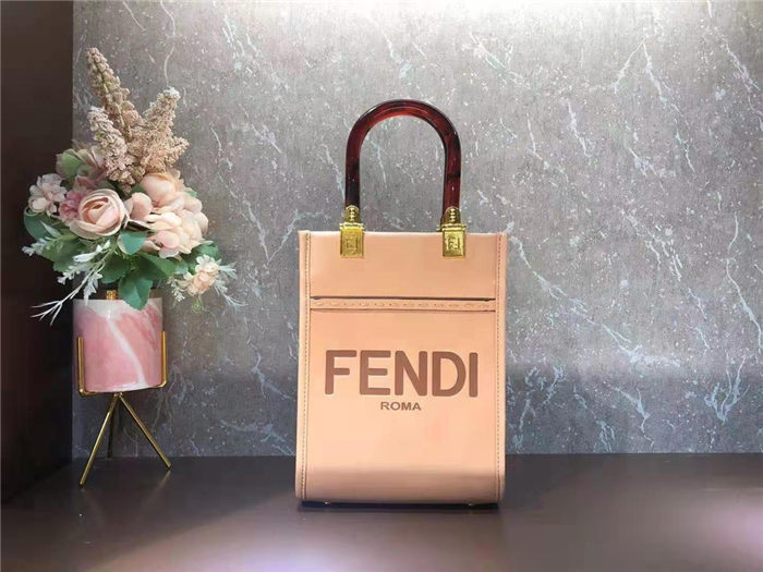 Fendi MINI SUNSHINE SHOPPER Pink Mid