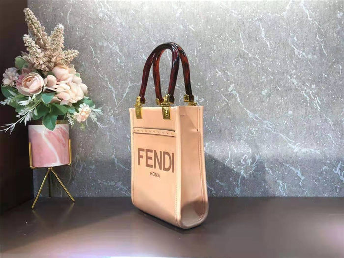 Fendi MINI SUNSHINE SHOPPER Pink Mid