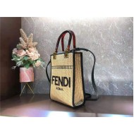 Fendi MINI-B SUNSHINE SHOPPER Straw Beige-I Mid