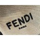 Fendi PACK MEDIUM POUCH Raffia Beige Mid