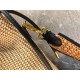 Fendi PACK SMALL POUCH Raffia Camel Mid